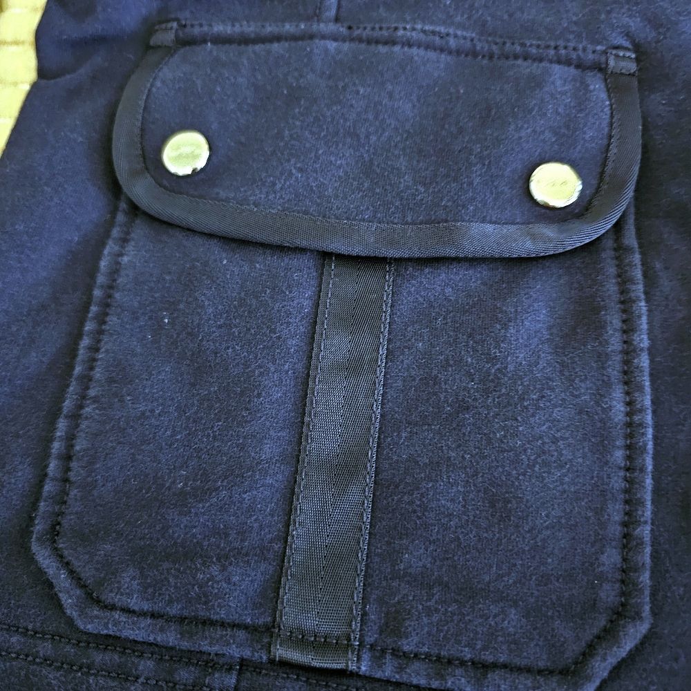 Lauren Active Ralph Lauren Vintage Shacket Nautical Preppy Navy Red Full Zip - Picture 4 of 15